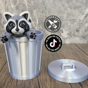 Raccoon / 3D Printed /  Fidget Toy