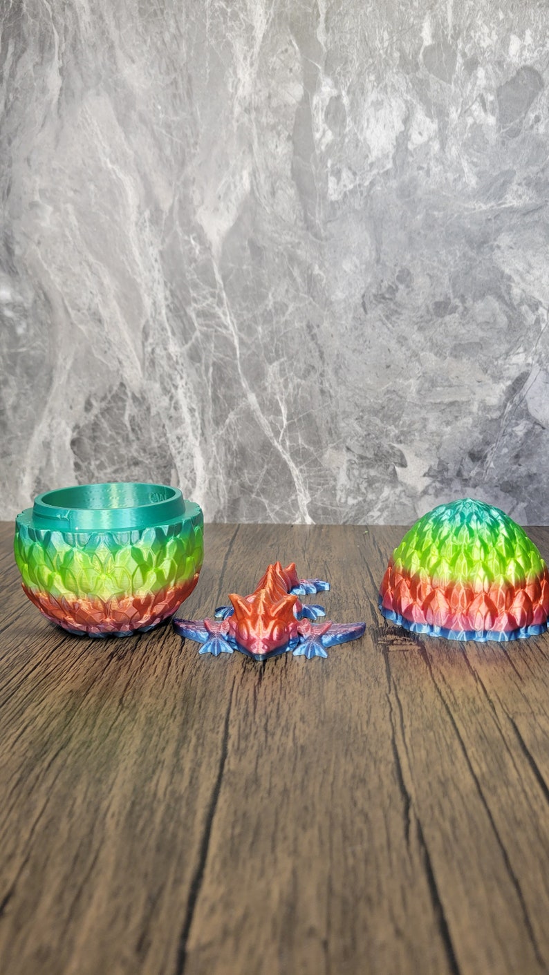 Mystery Dragon Egg / Fidget toy / 3D image 2