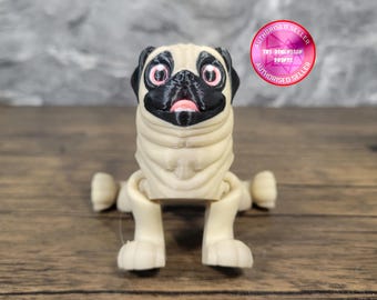 Pug / Fidget Toy / 3D Print