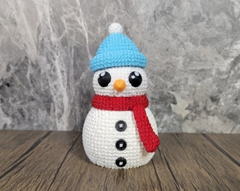 Crochet Snowman / Decoration /  3D Print