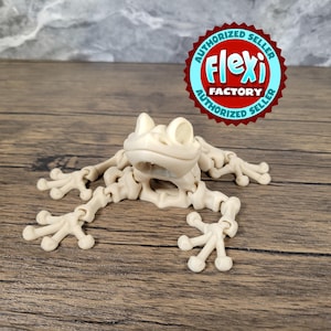 Flexi Skeleton Frog / 3D Printed /  Fidget Toy