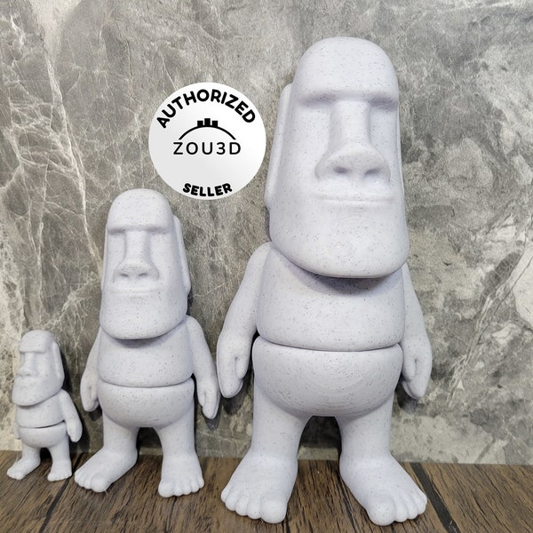 Flexi Moai / Fidget Toy / 3D Printed