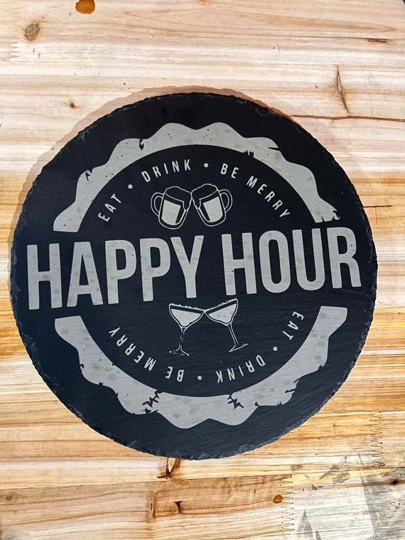 Customizable Slate / Laser Engraved/ Bar Décor Etsy