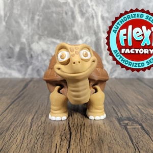 Flexi Tortoise / Fidget Toy / 3D Printed