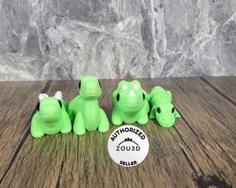 Tiny Dinosaur pack / Fidget Toy / 3D Printed