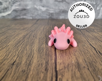 Flexi Baby Axolotl  / Fidget Toy / 3D Printed