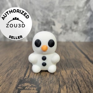 Tiny Snowman / Fidget Toy / 3D Printed