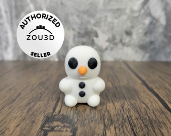 Tiny Snowman / Fidget Toy / 3D Printed