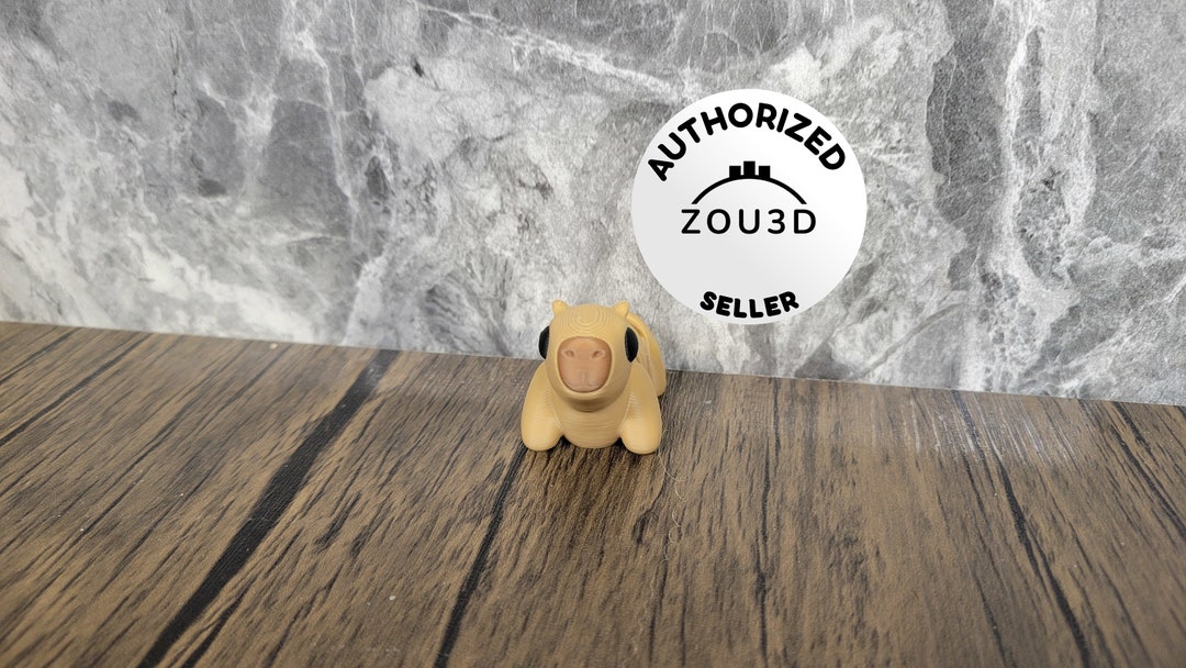 El Capybara, jouet de bureau flexible articulé, impression 3D, jouet anti-stress anniversaire Fidget, animal - France