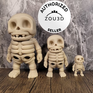 Flexi Tiny Skeleton / Fidget Toy / 3D Printed