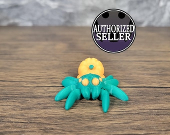 Tiny Pumpkin Spider  / Fidget Toy / 3D Printed