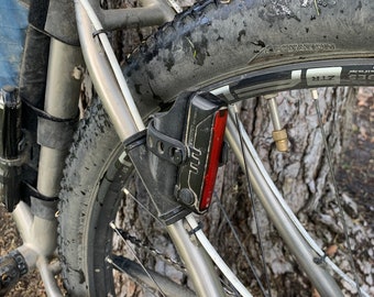Bike Light Holder For Chain Stay