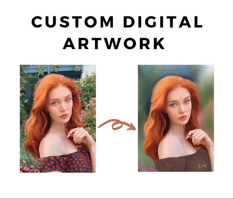 Custom Digital Artwork Etsy