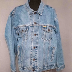 Levi Strauss Signature Denim Trucker Jacket Excellent Vintage Y2K XL Type III