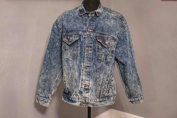 1980s Levi's Stonewash Trucker Jacket Vintage Excellent Condition
