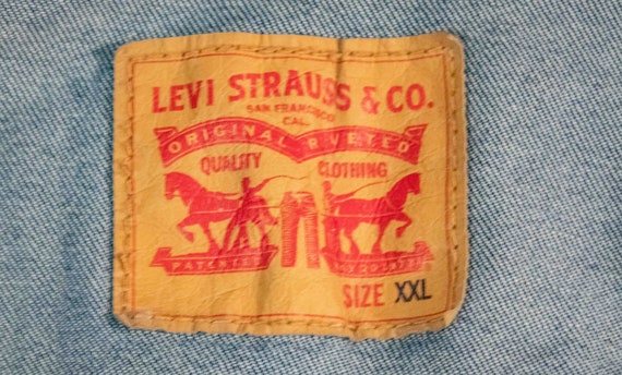 Original Levis Denim Jacket Excellent Vintage Tru… - image 3