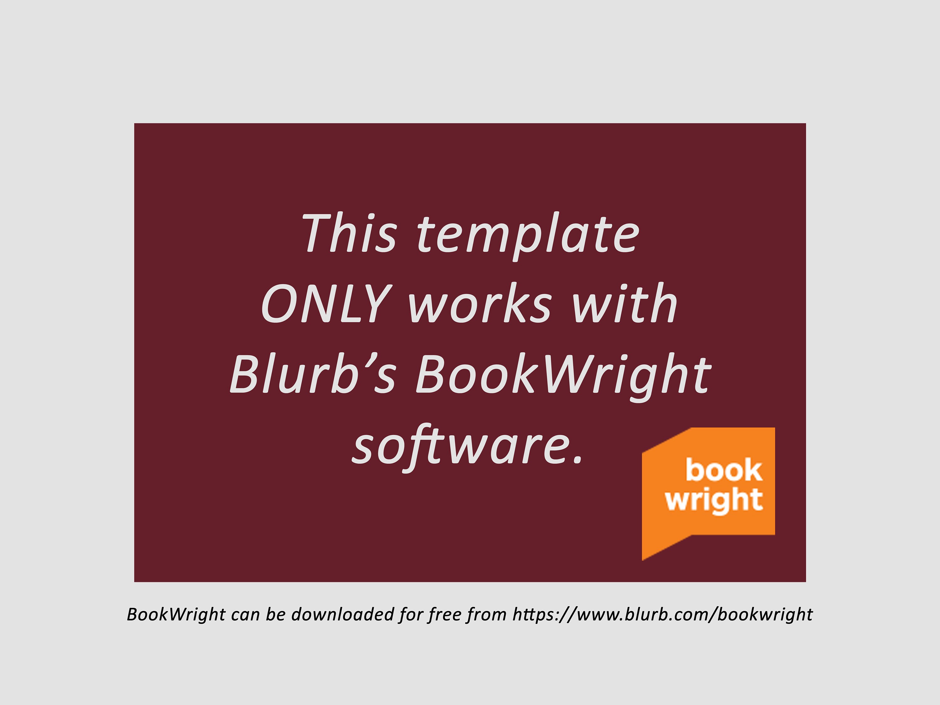 8x10 Activity Photobook Template for Blurb Bookwright Photobook Album 8x10 Activity Photobook Template for Blurb Bookwright Photobook Album