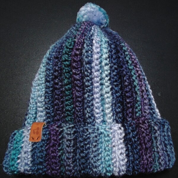 Crochet Hat Boshi #1 - Size S/meter (54 - 57 cm)