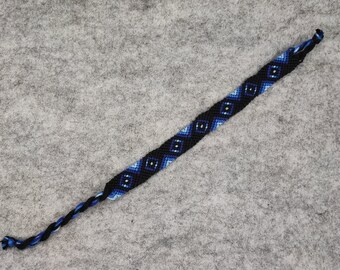 KNÜPFBAND Fade black/blue