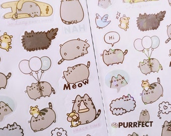 Pusheen Stickers| Adorable| LIMITED EDITION!!! get them while you can!!!•
