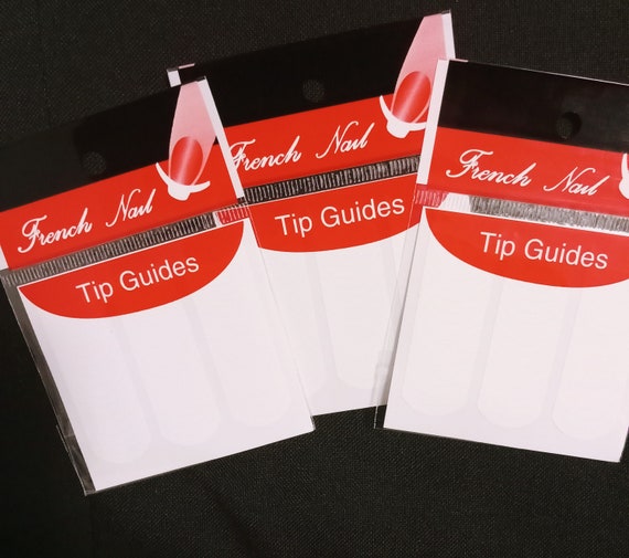 French Manicure Tipsnail Stencil Stickers easy French - Etsy