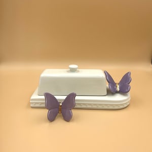 Nora Fleming inspired Faux  Butterfly mini that fits Nora Fleming plates perfectly