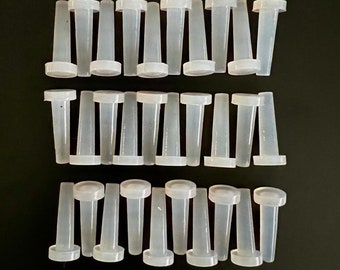 30 pcs Silicone Stems replacement for mini figurine fits Nora Fleming dishes