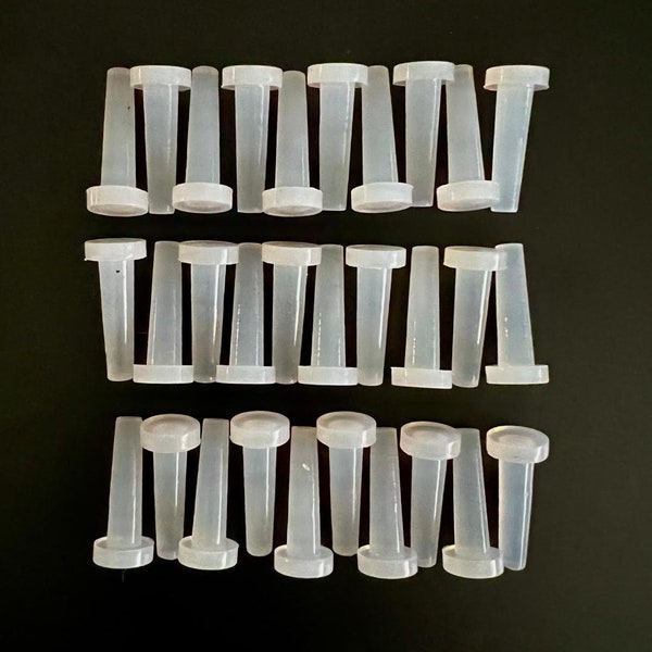 30 pcs Silicone Stems replacement for mini figurine fits Nora Fleming dishes