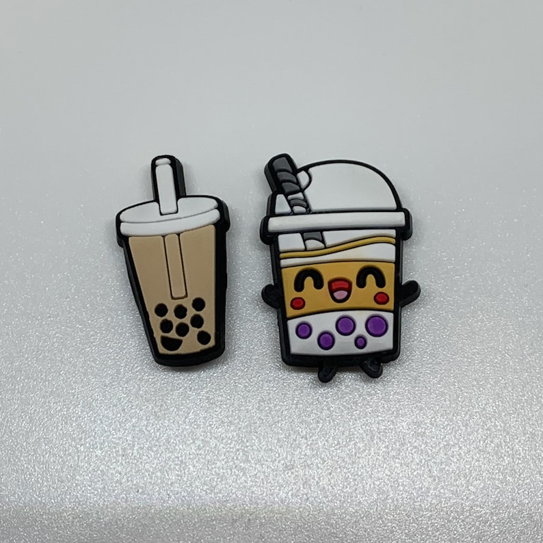 Boba Tea Bubble Tea Croc Charms Etsy Ireland