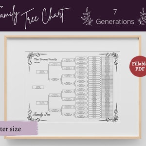 Personalize Blank Family Tree Chart Genealogy Poster Fillable Ancestry  Chart Thanksgiving Ornaments Commemorative Gift Roulette - AliExpress