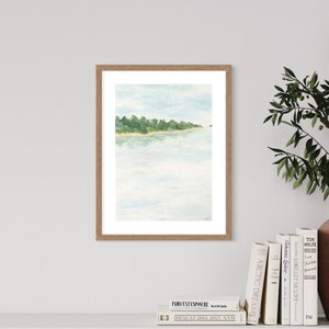 Fine art print of oil painting - ‘Minnamurra River 2’ - Australian landscape painting - South Coast and Southern Highlands landscapes