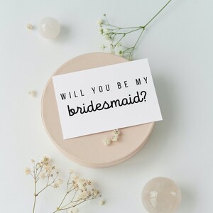 Digital Bridesmaid Proposal Card, Will You Be My Bridesmaid, Will You Be My Maid of Honor, Bridesmaid Proposal Idea, Bridesmaid Card