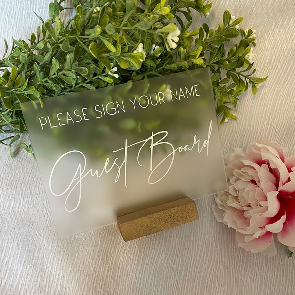 Guest Signing Board - Etsy