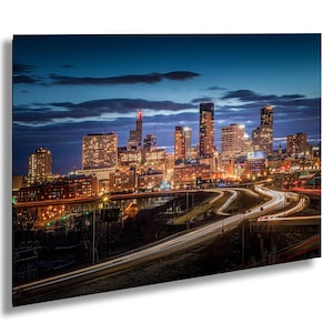 St. Paul Minnesota Skyline Art Print: Dayton's Bluff View