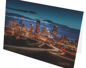 St. Paul Minnesota Skyline Greeting Card: Dayton's Bluff View