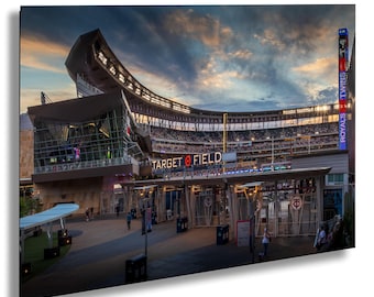 Target Field Print: Minneapolis Minnesota Twins Stadium Art