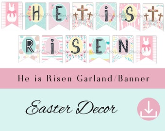 He is Risen Banner -  Easter Banner