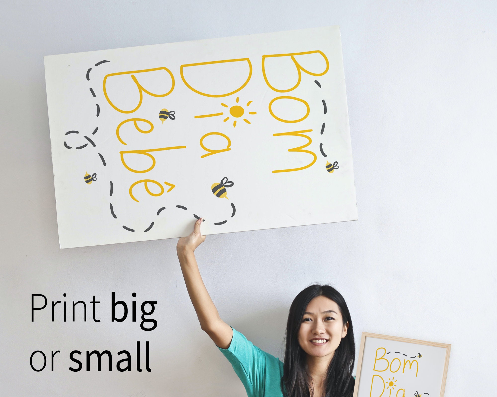 Portuguese Bom Dia Nursery Printable Decor | Good Morning Portugal  Brazilian Baby Bedroom Newborn Wall Art | New Mom Gift Kids Print Poster -  Etsy, image size:2000x1600