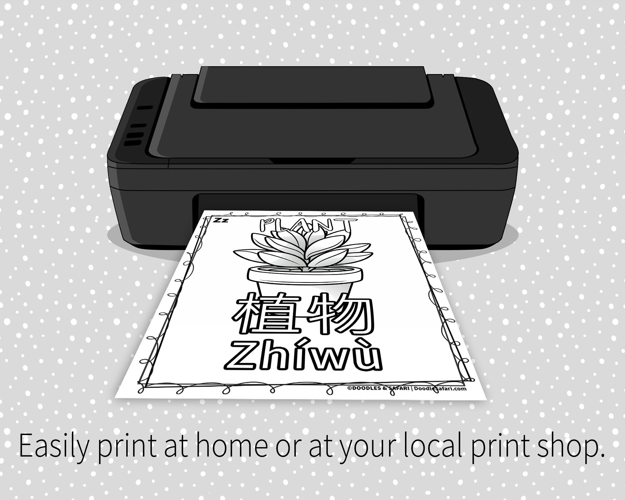 Mandarin Alphabet Coloring Worksheets for Kids Printable Mandarin