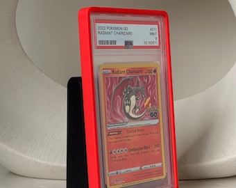 Display stand for Graded Guards PSA, CGC, TAG etc slabs, toploader and screwdown/magnetic trading card holders.  Variety of size options