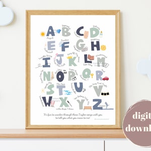Swiftie Alphabet Print