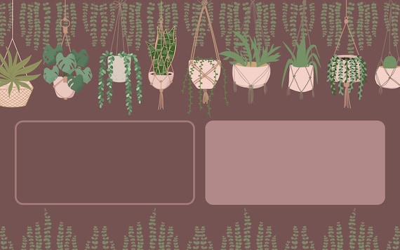 Plant Lady MacBook Wallpaper for Organization Mauve