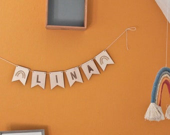 Personalisiertes Banner Personalisiertes Einhorn Geburtstagsbanner - 2-teilige Wimpelkette Für Kinderparty Kindergeburtstag Dekoration