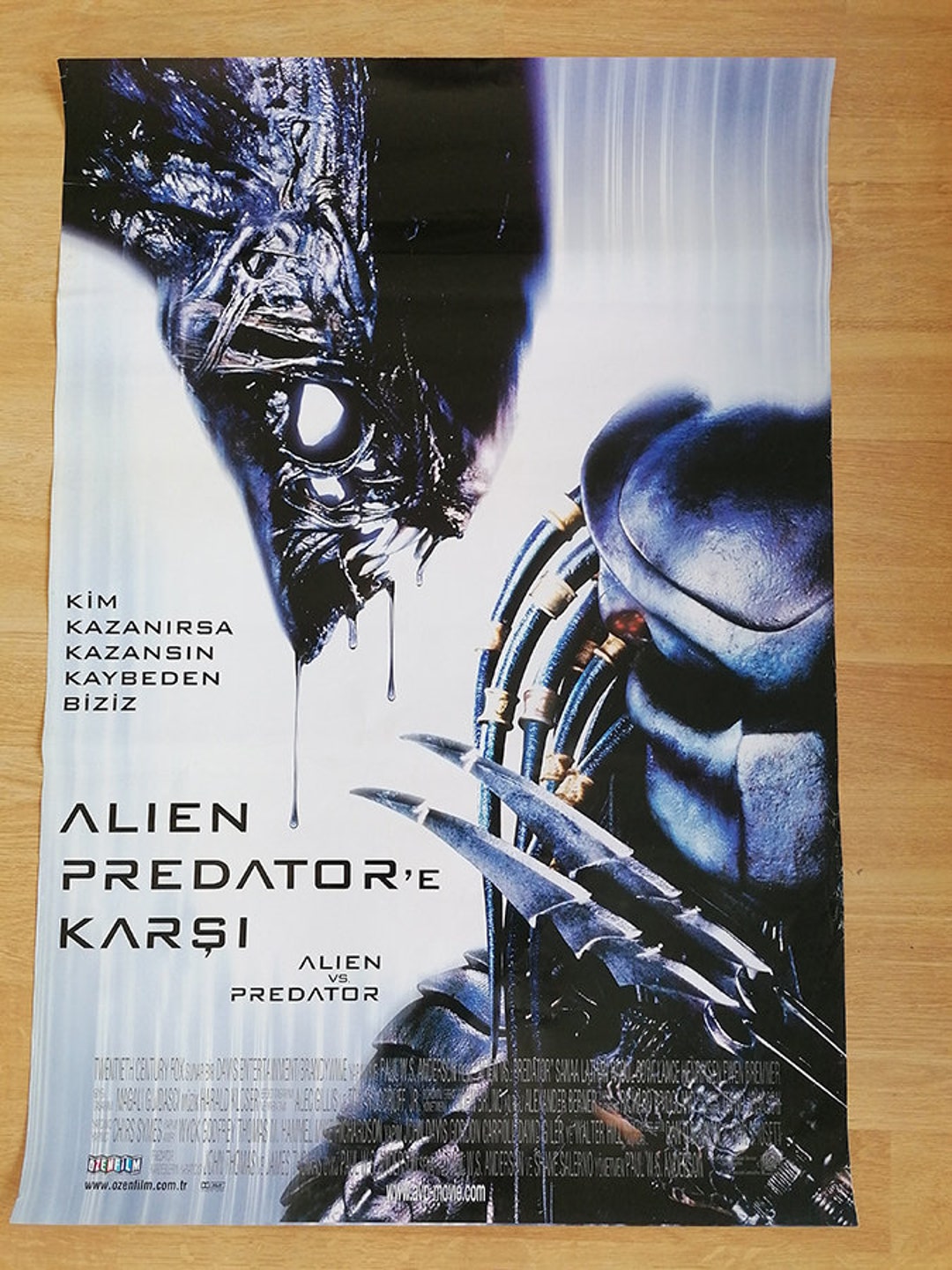 Alien Vs Predator 1 Original Vintage Movie Cinema Turkish - Etsy