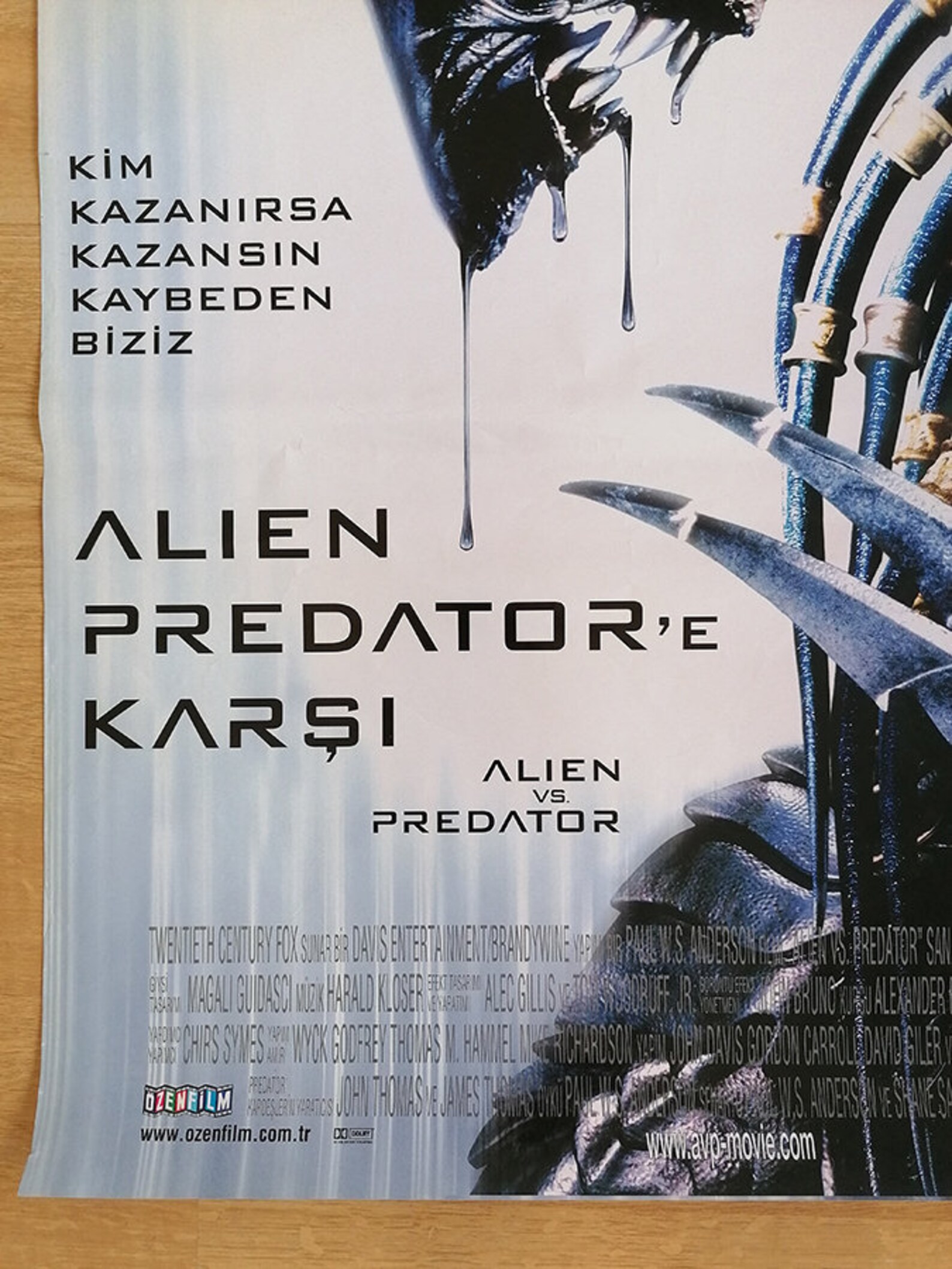 Alien Vs Predator 1 Original Vintage Movie Cinema Turkish - Etsy