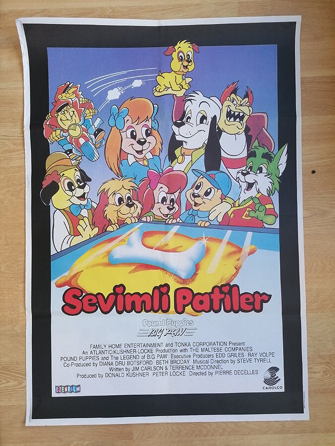 Pound Puppies and Legend of Big Paw Original Vintage Movie - Etsy