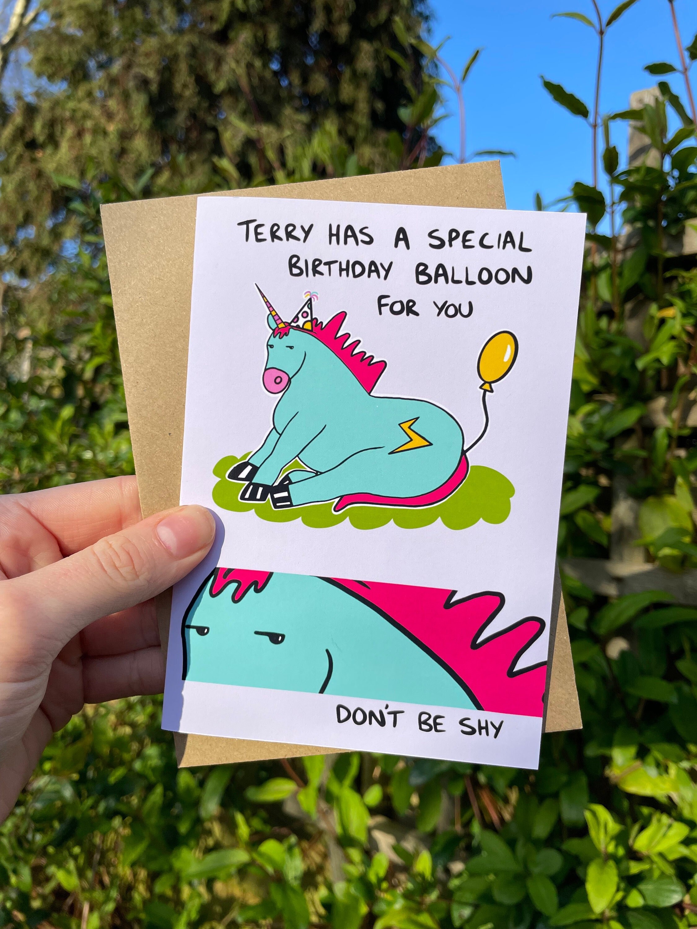 I Believe In You Unicorn Card - A6 Good Luck Card For Exams, Driving Test, New Job