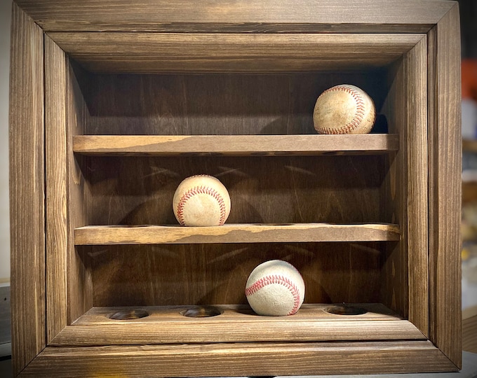 Baseball Display Case - Holds 12  Baseballs