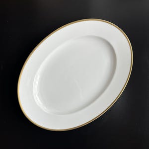 Antyczny talerz do serwowania Rosenthal z białej porcelany, duży, 37 cm
