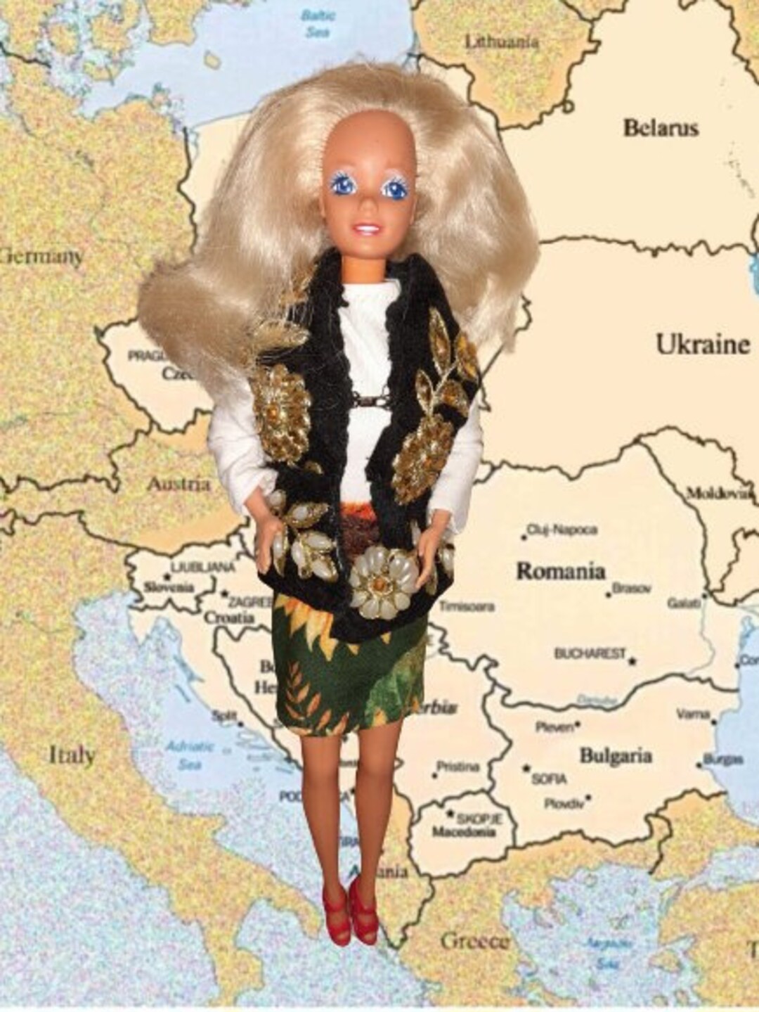OOAK Customised Barbie Doll in Slavic Inspired Traditional Costume - Etsy